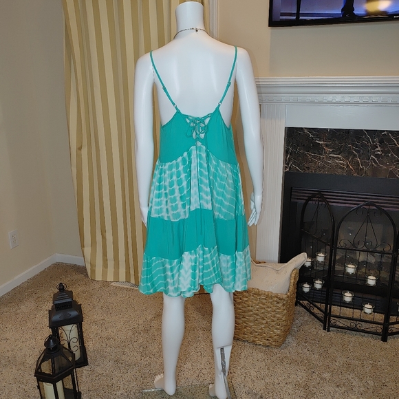 ENTRO TIE DYE BEACH DRESS L - Picture 5 of 8